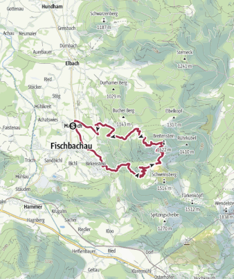 Tour W09 <> Marbach - Birkenstein - Breitenstein