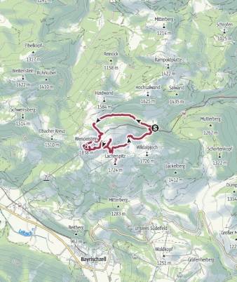 Tour W26 <> Mitteralm - Wendelstein - Lacherspitz