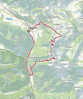 Tour W32 <> Bayrischzell - Vogelsang - Kleiner Traithen