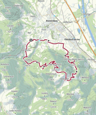 Tour W21 <> St. Margarethen - Großer Riesenkopf - Petersberg