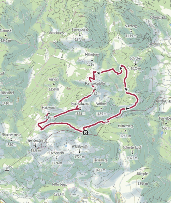 Tour W27 <> Mitteralm - Rampoldplatte - Hochsalwand