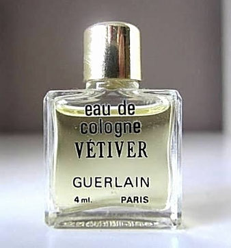 VETIVER - EAU DE COLOGNE 4 ML : MINIATURE ANCIENNE DIFFERENTE DE LA PRECEDENTE