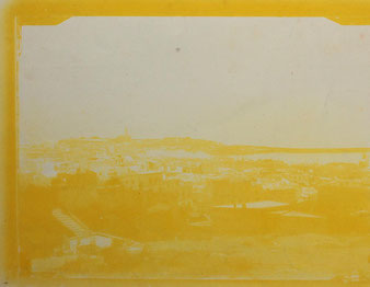 monochrome jaune : ALGER, port turc.
