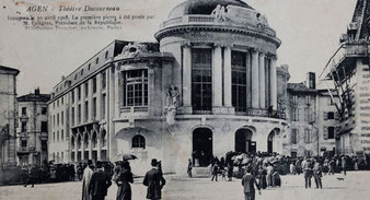 Le théâtre Ducourneau, tel que Louis Ducos l'a découvert à son retour à Agen en 1914.
