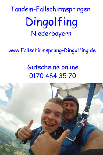 Fallschirmspringen Tandemsprung München