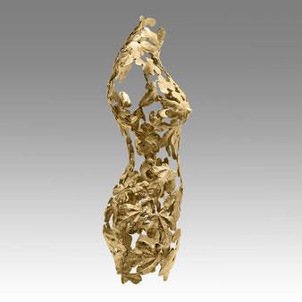 Gold plated bronze sculpture