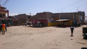 The main 'square' in Barracas.