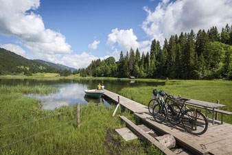 Mit dem E-Bike auf Tour zum Lauenensee