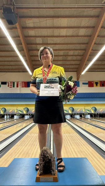 Championne Suisse Dame et médaillée d’or : Cindy 
