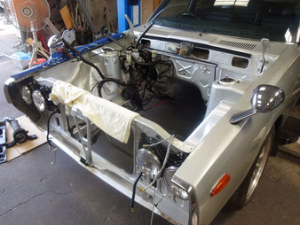 GC110ケンメリ　エンジンルーム塗装