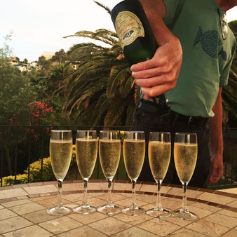 Enjoy a welcome bottle of cava when you arrive.