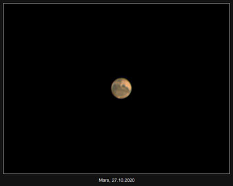 Mars am 27.10.2020