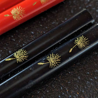 輪島塗 箸 桐箱二膳入 手彫 沈金 飛花 うるし 漆 ペア わこう 漆器 和幸 金沢百番街 あんと