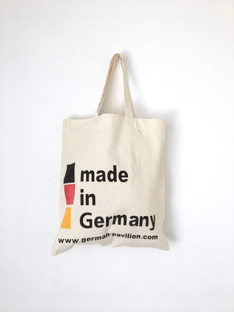 ユーズドのトートバッグ「ドイツ パビリオン」｜Used Tote Bag “German Pavilion"