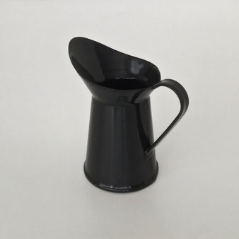 黒い琺瑯のミルクジャグ｜Black Enamel Milk Jug