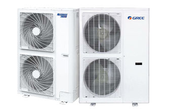 GREE VRF GMV5 SLIM Klimaanlagen Inverter Aussengerät mit 12 bis 33,5 Kilowatt Kälteleistung kühlen und Heizen mit Wärmepumpe 