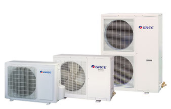 GREE Klimaanlagen Inverter Aussengerät 230 Volt / 400 Volt kühlen und Heizen mit Wärmepumpe 