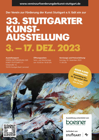 Plakat Verein zur Förderung der Kunst Stuttgart e.V.