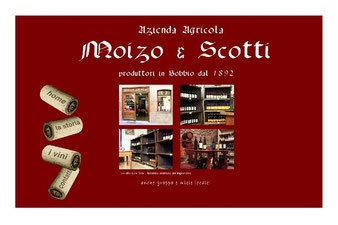 Punto associativo ArTre  Bobbio - Moizo & Scotti - Vini dal 1892  Contrada di Porta Nova 22/A. 29022 Bobbio Piacenza  Azienda vitivinicola   Aperto tutti i giorni dalle 9.00 alle 12.30 e dalle 16.00 alle 19.00.  Giorno di chiusura: giovedì.  