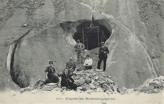 Verlag Morteratschgletscher, gestempelt 07. August 1907