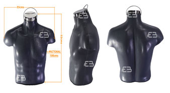Dorso plastico de caballero