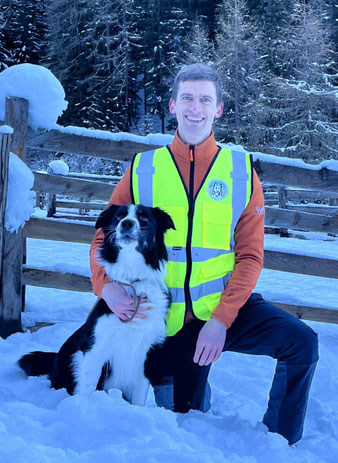 Kevin mit Australian Shepherd Giò