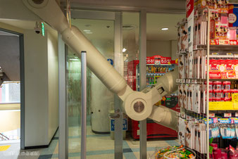 Hydraulik System zu  stabilität der Gebäude bei einem Erdbeben. 