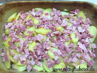 Blumenkohl Kartoffel Gratin oder Auflauf aus der Ofenhexe im Pampered Chef Onlineshop