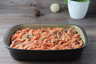 Lachs in der Ofenhexe