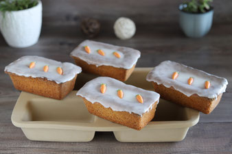 Osterkuchen Karottenkuchen in der Mini-Kastenform aus dem Pampered Chef Onlineshop bestellen