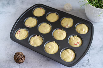 Teig in der Muffinform von Pampered Chef