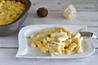 Spätzle Carbonara in der Ofenhexe von Pampered Chef
