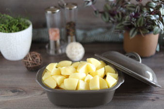 Kartoffeln im kleinen Zaubermeister oder Ofenmeister kochen