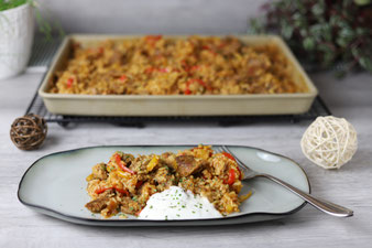 Kroatisches Reisfleisch im Ofenzauberer von Pampered Chef aus dem Onlineshop bestellen