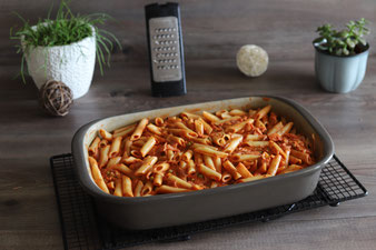Nudelauflauf in der Ofenhexe von Pampered Chef