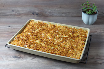 Butterkuchen Florentiner Apfelkuchen auf dem großen Ofenzauberer James mit Teigroller, große Nixe und Küchenhobel aus dem Pampered Chef Onlineshop