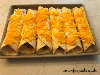 Hähnchen Wraps aus der Pfanne und dem großen Ofenzauberer von Pampered Chef im Onlineshop bestellbar