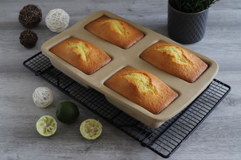Mini Limettenkuchen aus der Mini Kastenform, ehem. Zauberkästchen mit Microplane Zester Reibe online im Pampered Chef Onlineshop bestellen