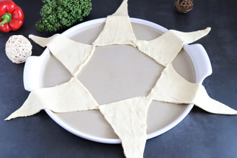 Croissant-Teig auf der White Lady