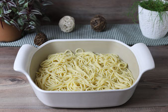 Spaghetti im großen Bäker von Pampered Chef