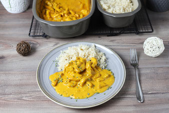 Currygeschnetzeltes Geschnetzeltes aus dem Ofenmeister von Pampered Chef im Onlineshop bestellen