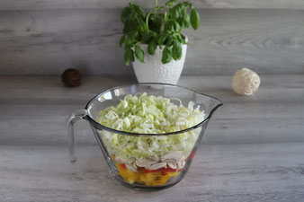 Gemüse in der großen 2 Liter Nixe von Pampered Chef
