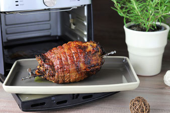 Spießbraten im Deluxe Airfryer von Pampered Chef aus dem Pampered Chef Onlineshop