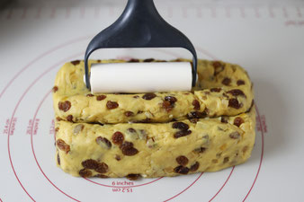 Stollen formen mit Pampered Chef