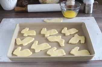 Ausstechosterhasen auf dem großen Ofenzauberer James von Pampered Chef