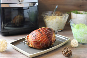 Spanferkel im Deluxe Airfryer von Pampered Chef aus dem Pampered Chef Onlineshop