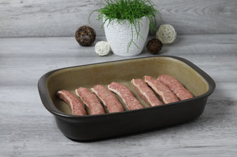 Bratwurst oder Bratwürste in der Stoneware Ofenhexe, Ofenzauberer James, Bäker oder Ofenmeister und Zaubermeister im Pampered Chef Onlineshop bestellen