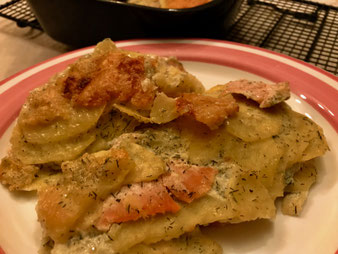 Kartoffelgratin mit Lachs aus dem Bäker, der Ofenhexe, dem Ofenmeister im Pampered Chef Onlineshop kaufen