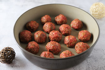 Hackbällchen in der Stoneware rund von Pampered Chef