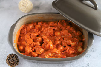 Würstchengulasch mit Gnocchi aus dem Ofenmeister oder Zaubermeister im Pampered Chef Onlineshop bestellen